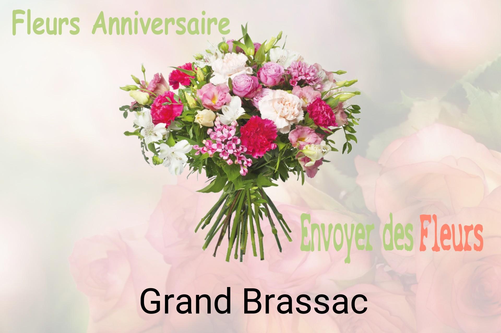 Bouquet de fleurs d’anniversaire livré à Grand-Brassac